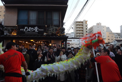 横浜中華街の祝舞遊行（６）